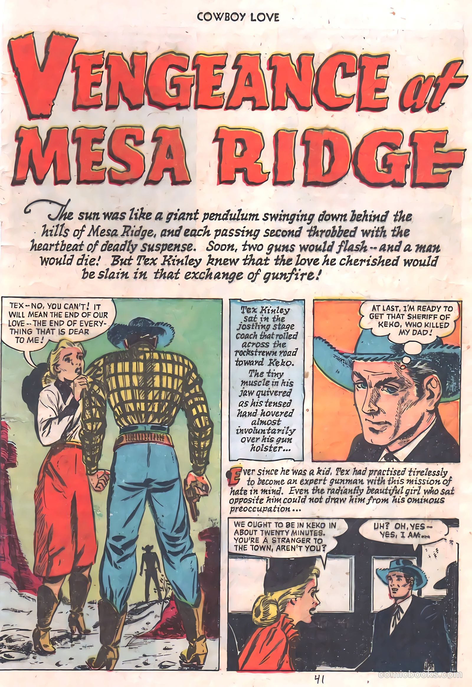 Cowboy Love #10 (1950) — page 36 of 45