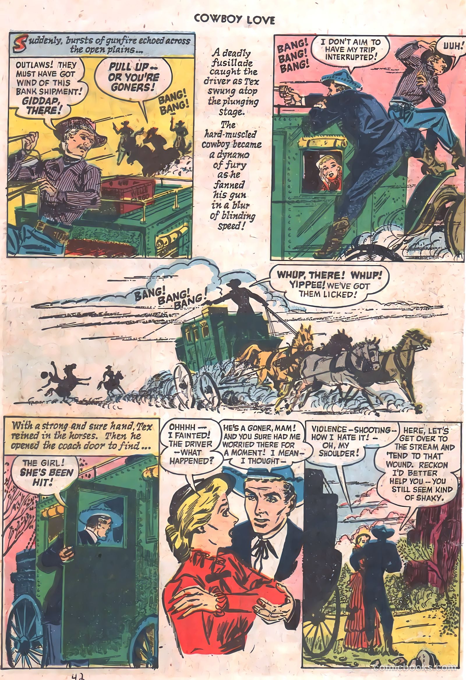 Cowboy Love #10 (1950) — page 37 of 45
