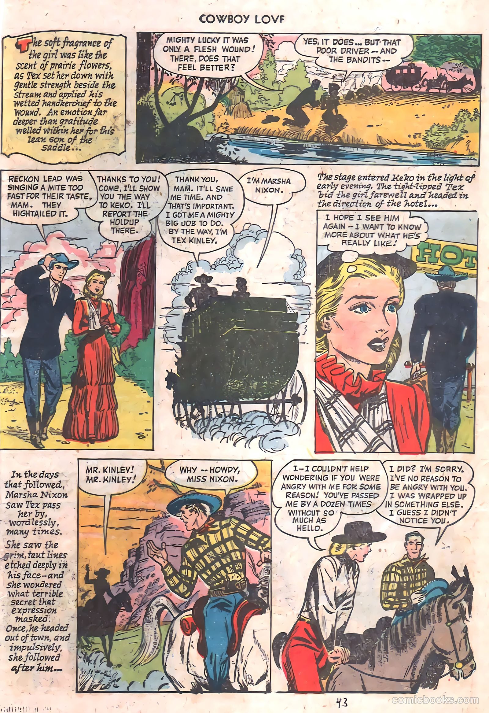 Cowboy Love #10 (1950) — page 38 of 45