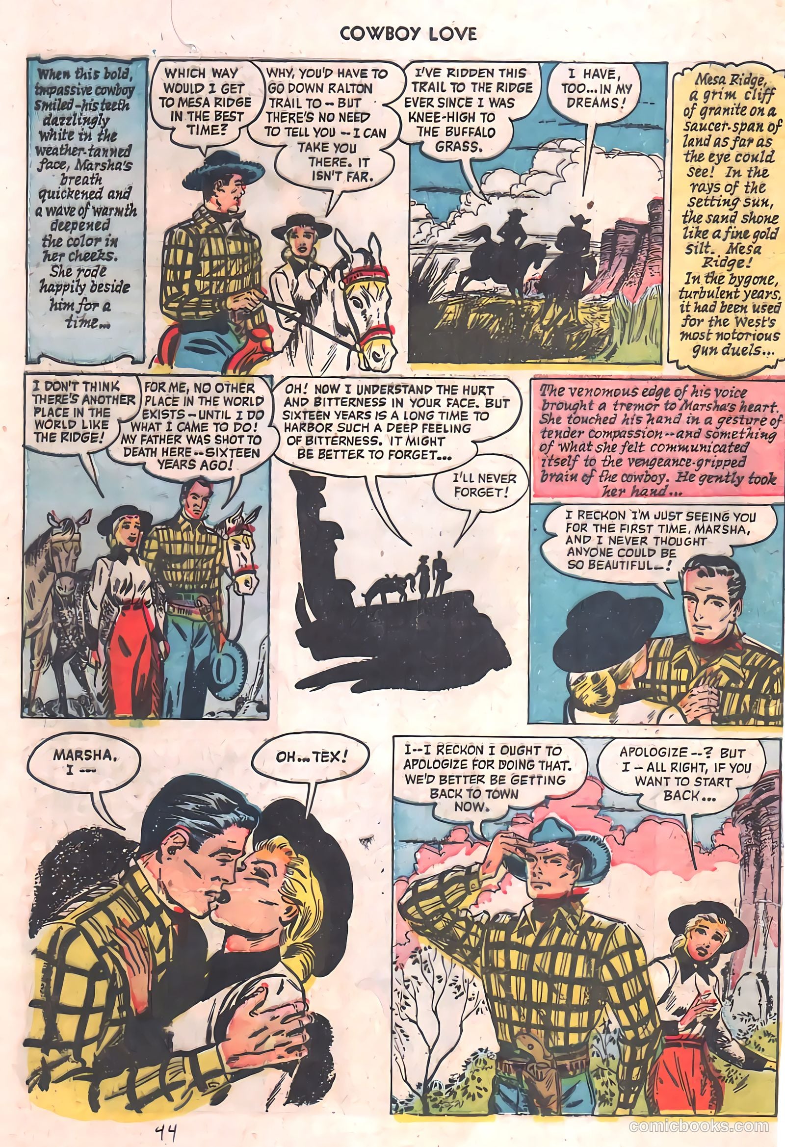Cowboy Love #10 (1950) — page 39 of 45