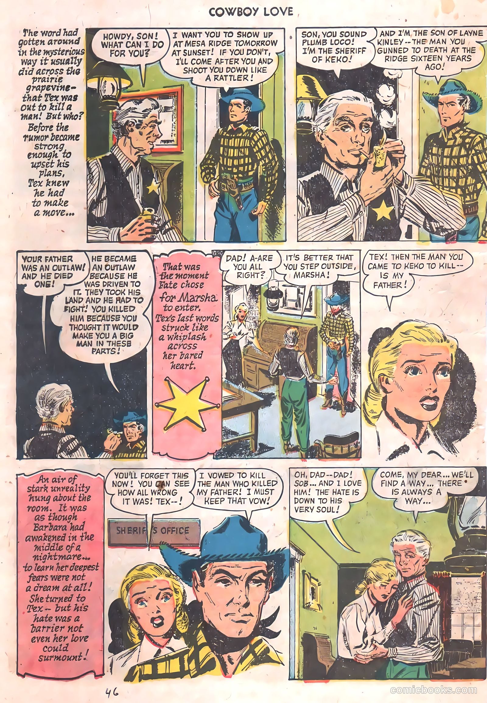 Cowboy Love #10 (1950) — page 41 of 45