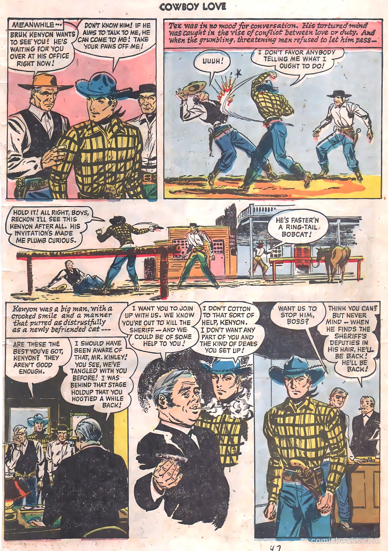 Cowboy Love #10 (1950) — page 42 of 45