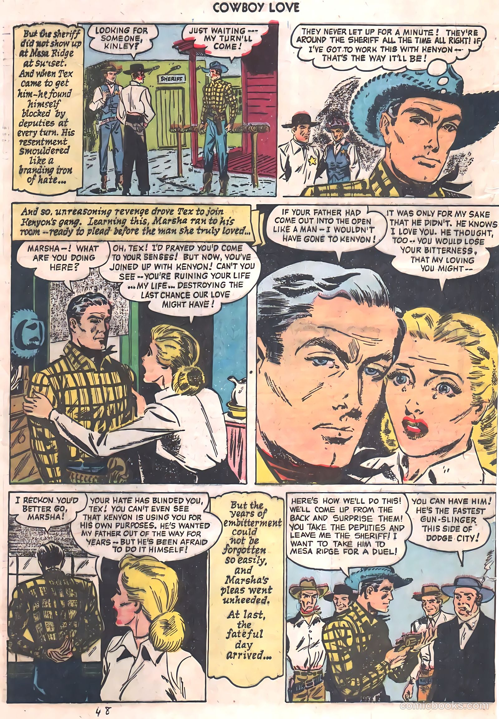 Cowboy Love #10 (1950) — page 43 of 45