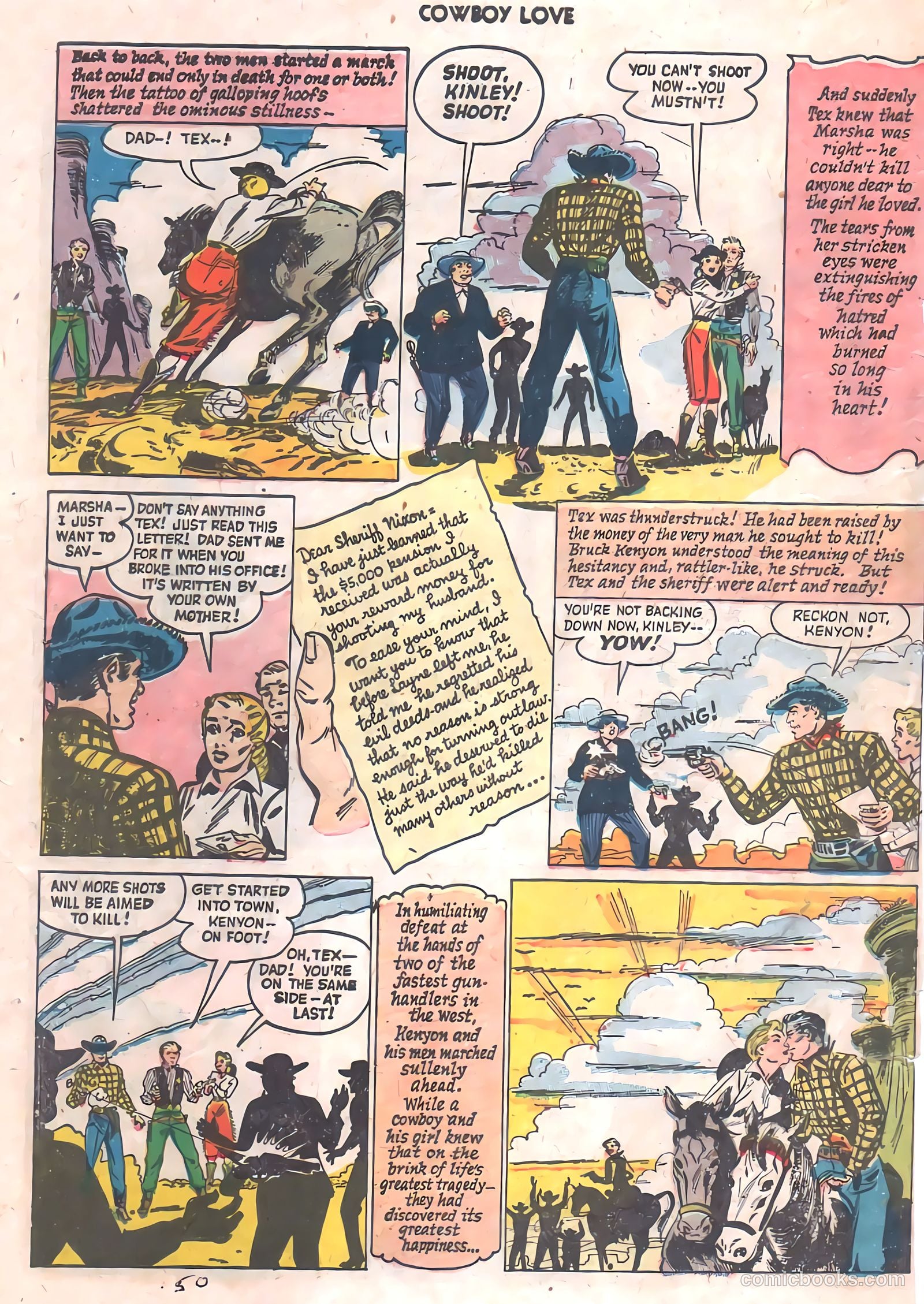 Cowboy Love #10 (1950) — page 45 of 45