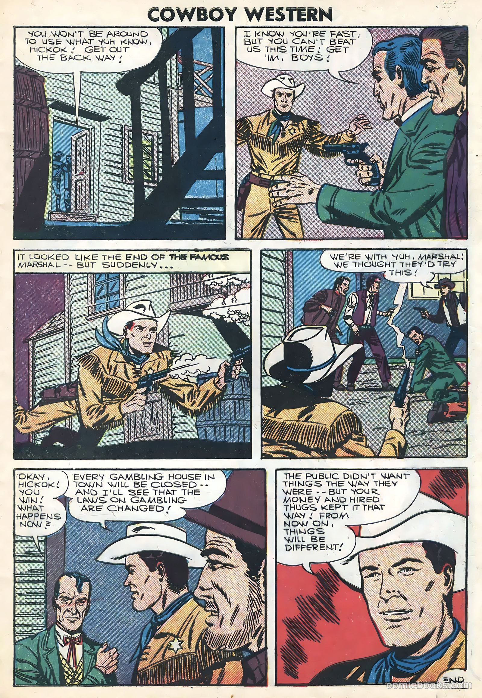 Cowboy Western #61 (1956) — page 9