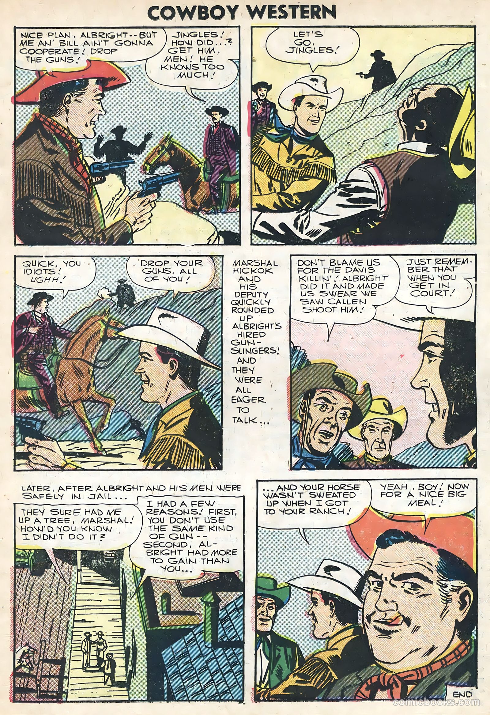 Cowboy Western #61 (1956) — page 15