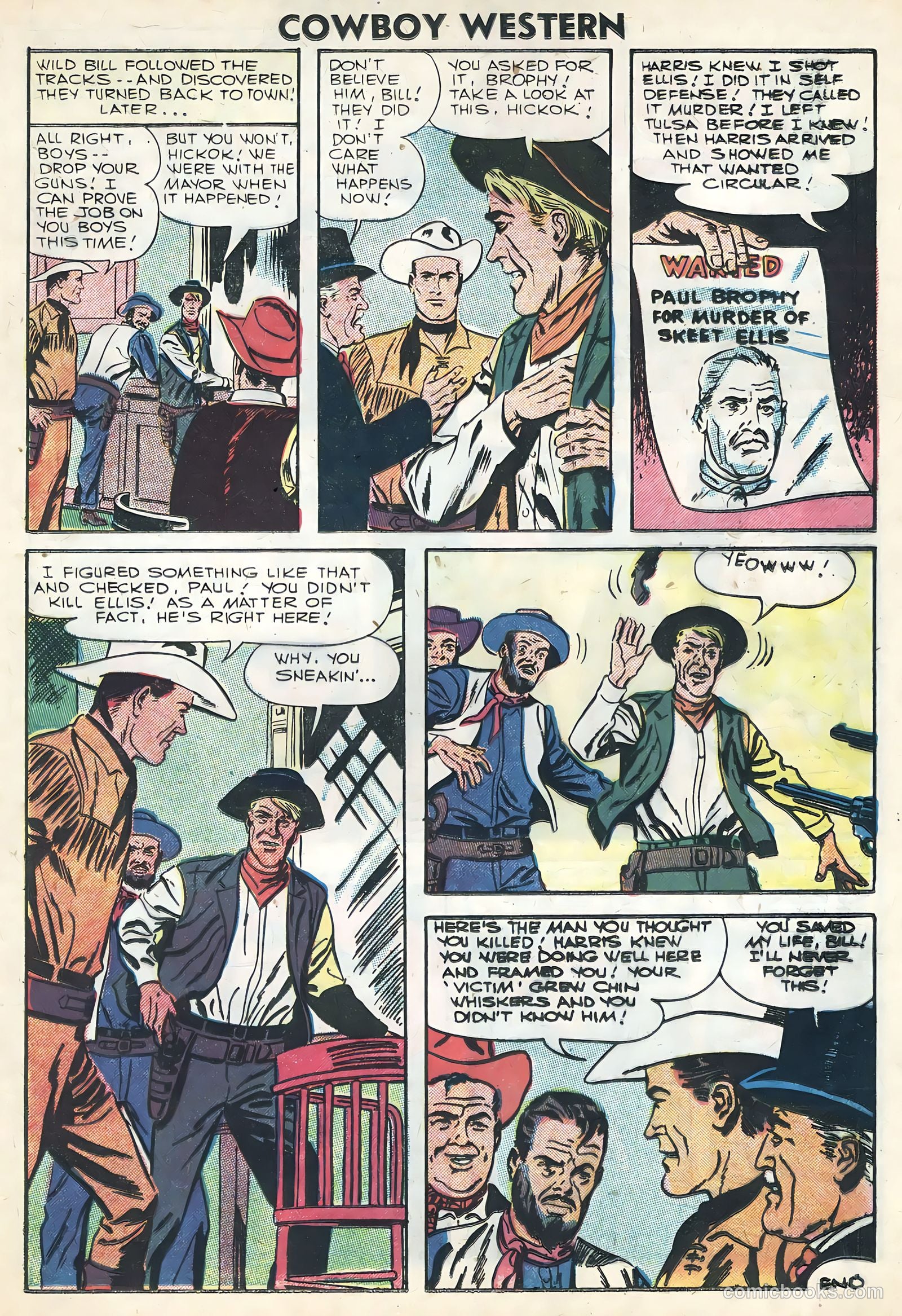 Cowboy Western #61 (1956) — page 21