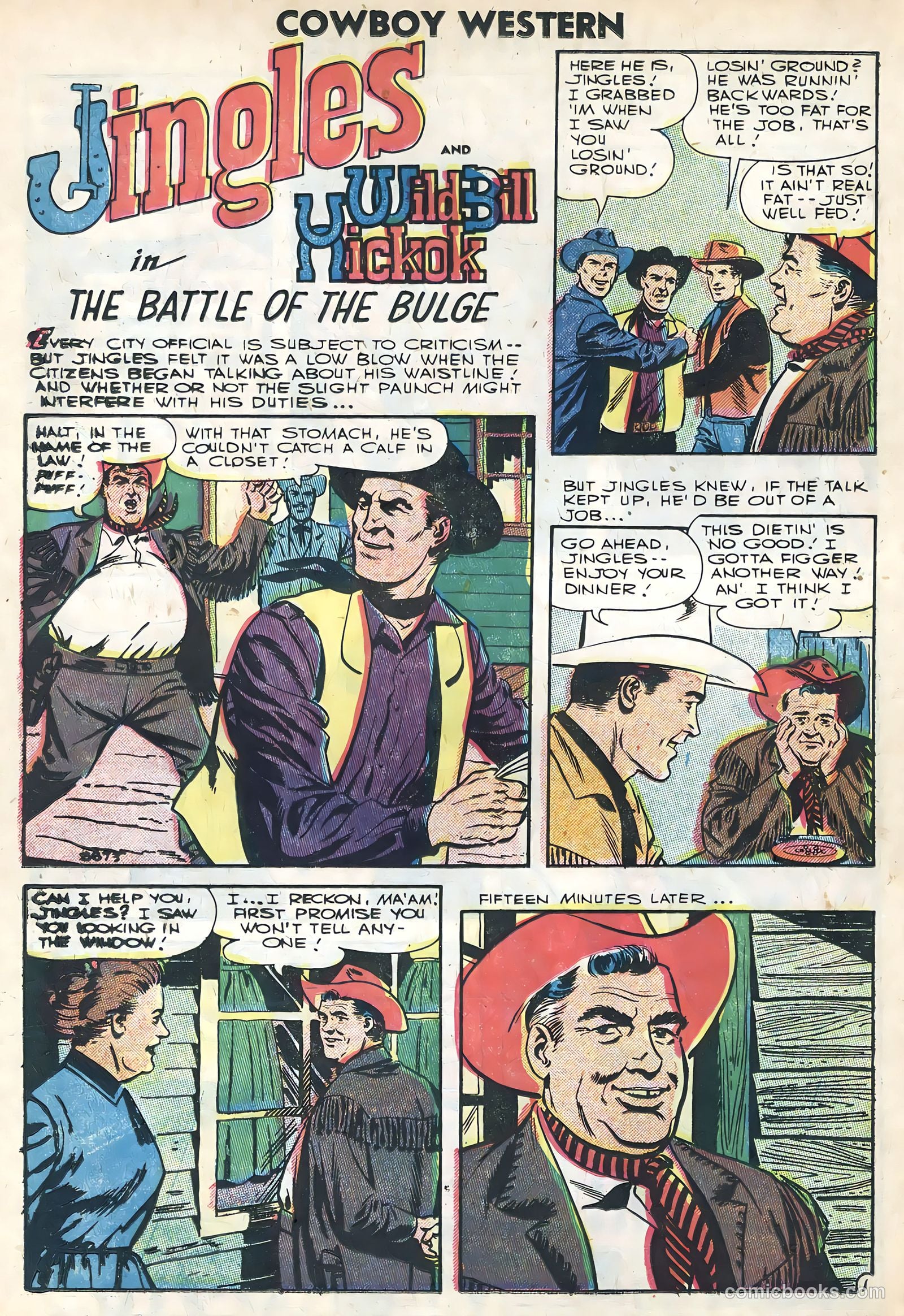 Cowboy Western #61 (1956) — page 22
