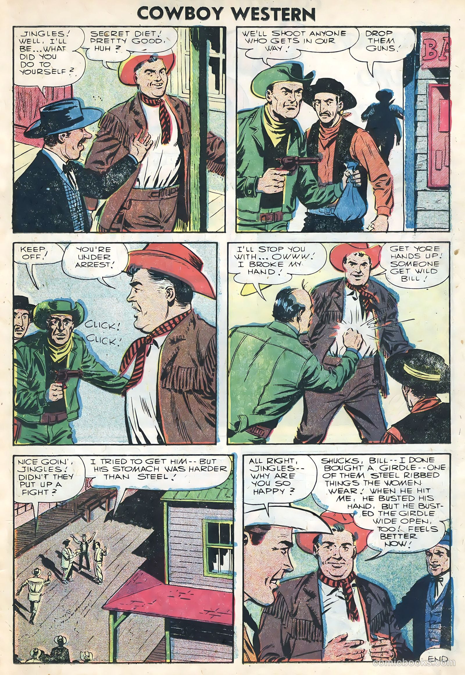 Cowboy Western #61 (1956) — page 23
