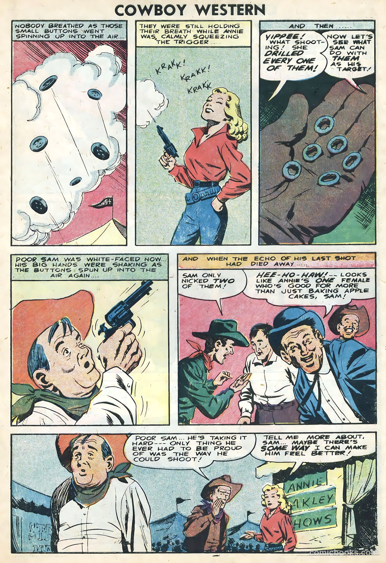 Cowboy Western #61 (1956) — page 27