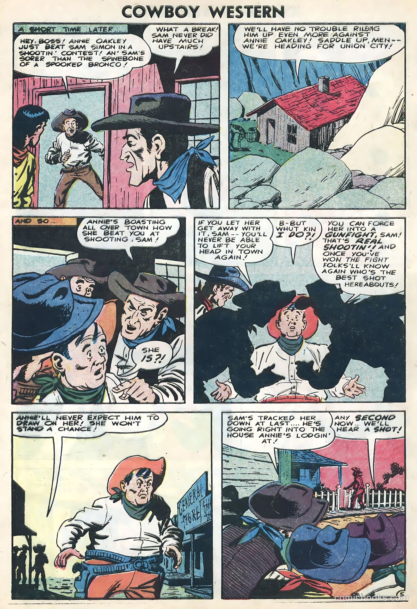Cowboy Western #61 (1956) — page 28