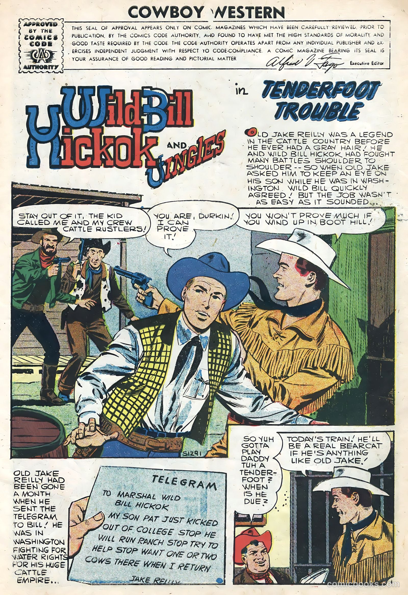 Cowboy Western #62 (1957) — page 3