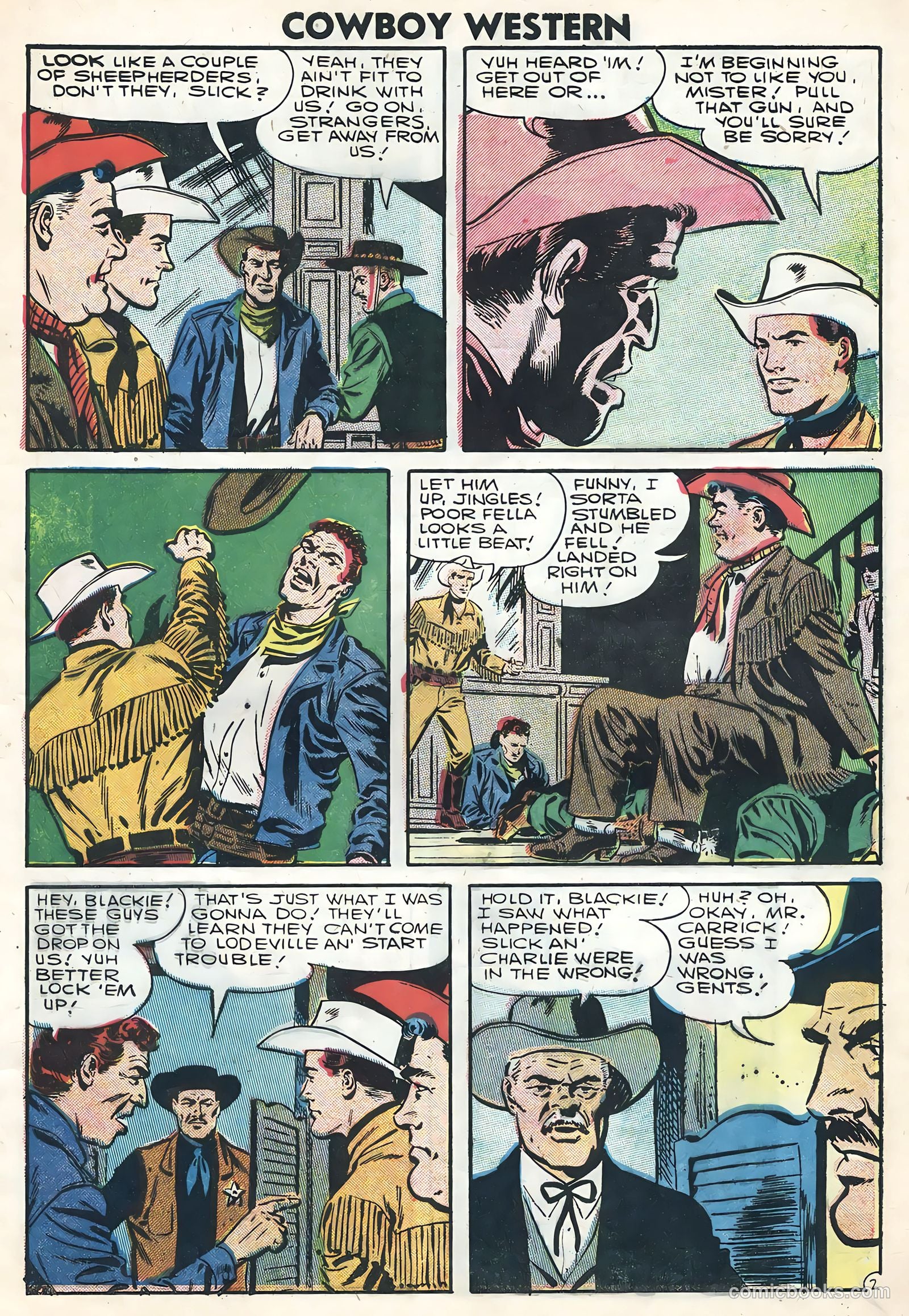 Cowboy Western #62 (1957) — page 9