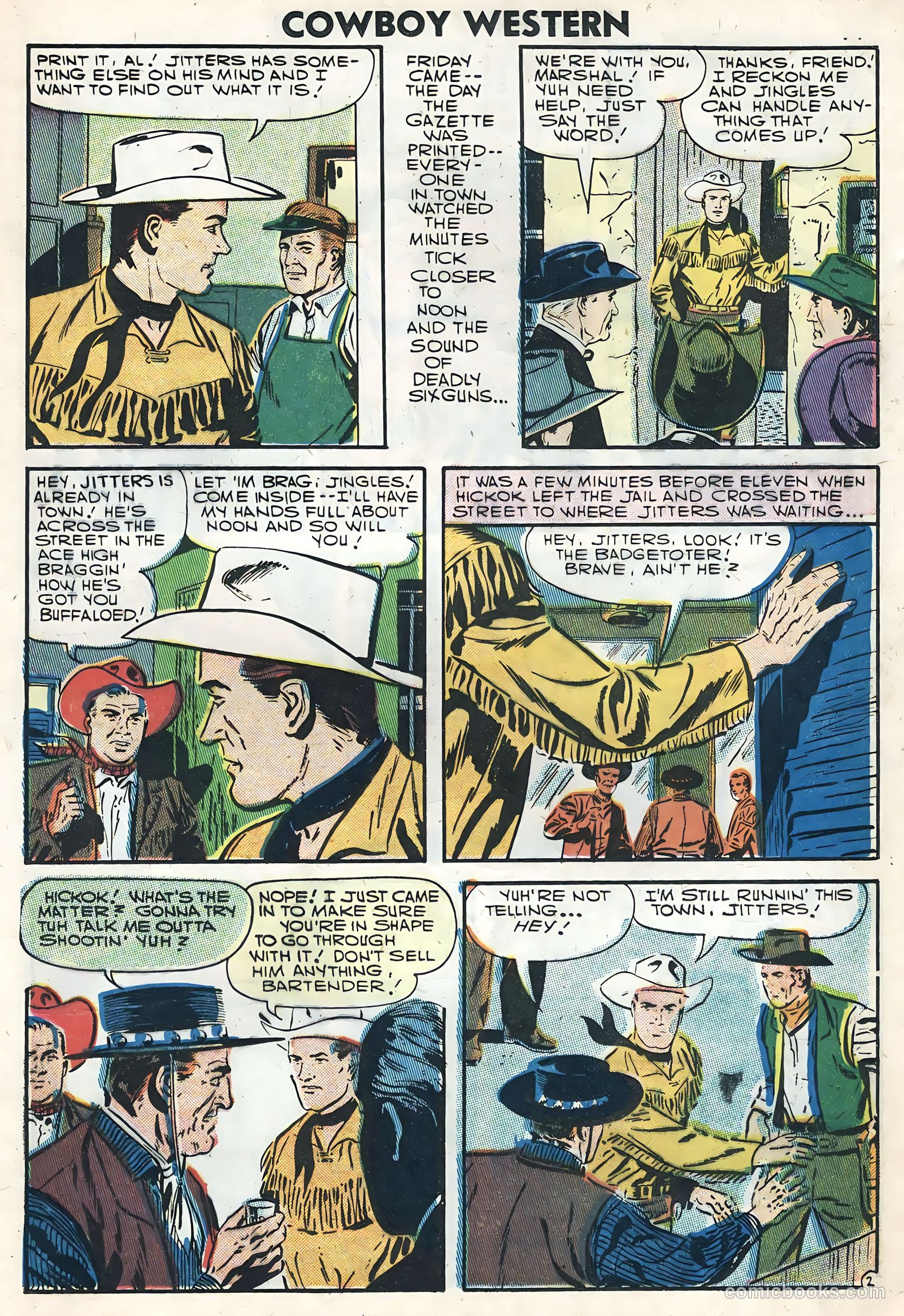 Cowboy Western #62 (1957) — page 21