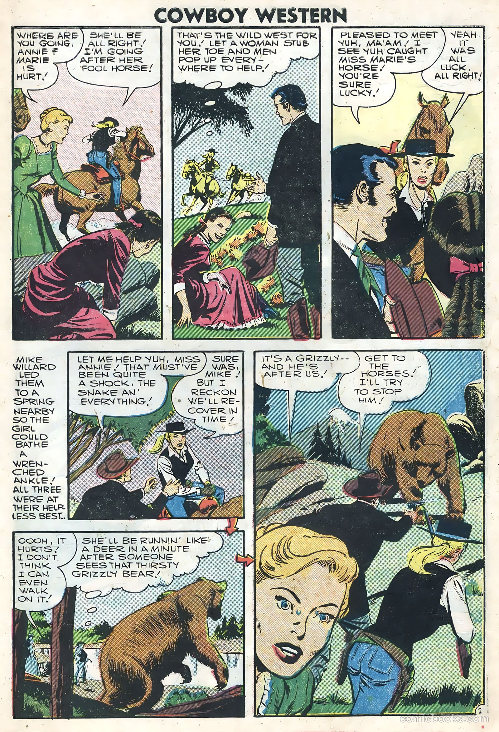Cowboy Western #62 (1957) — page 27