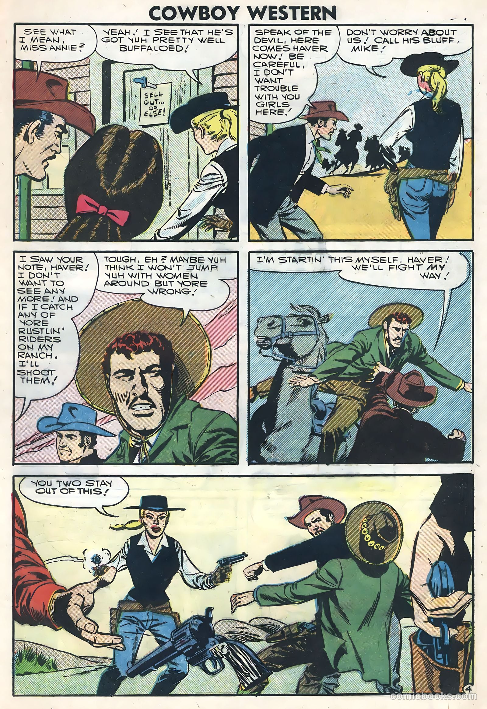 Cowboy Western #62 (1957) — page 29