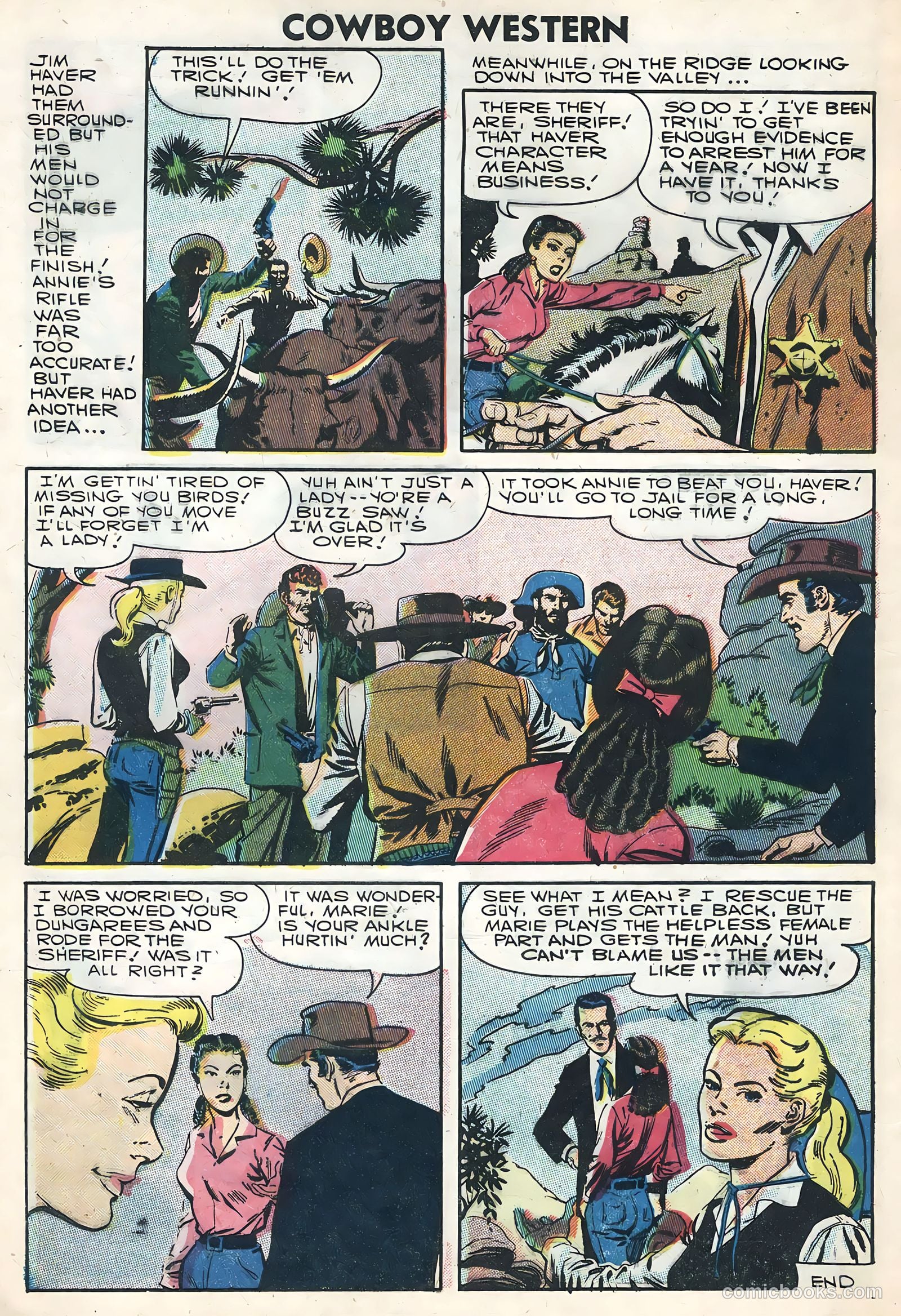 Cowboy Western #62 (1957) — page 32
