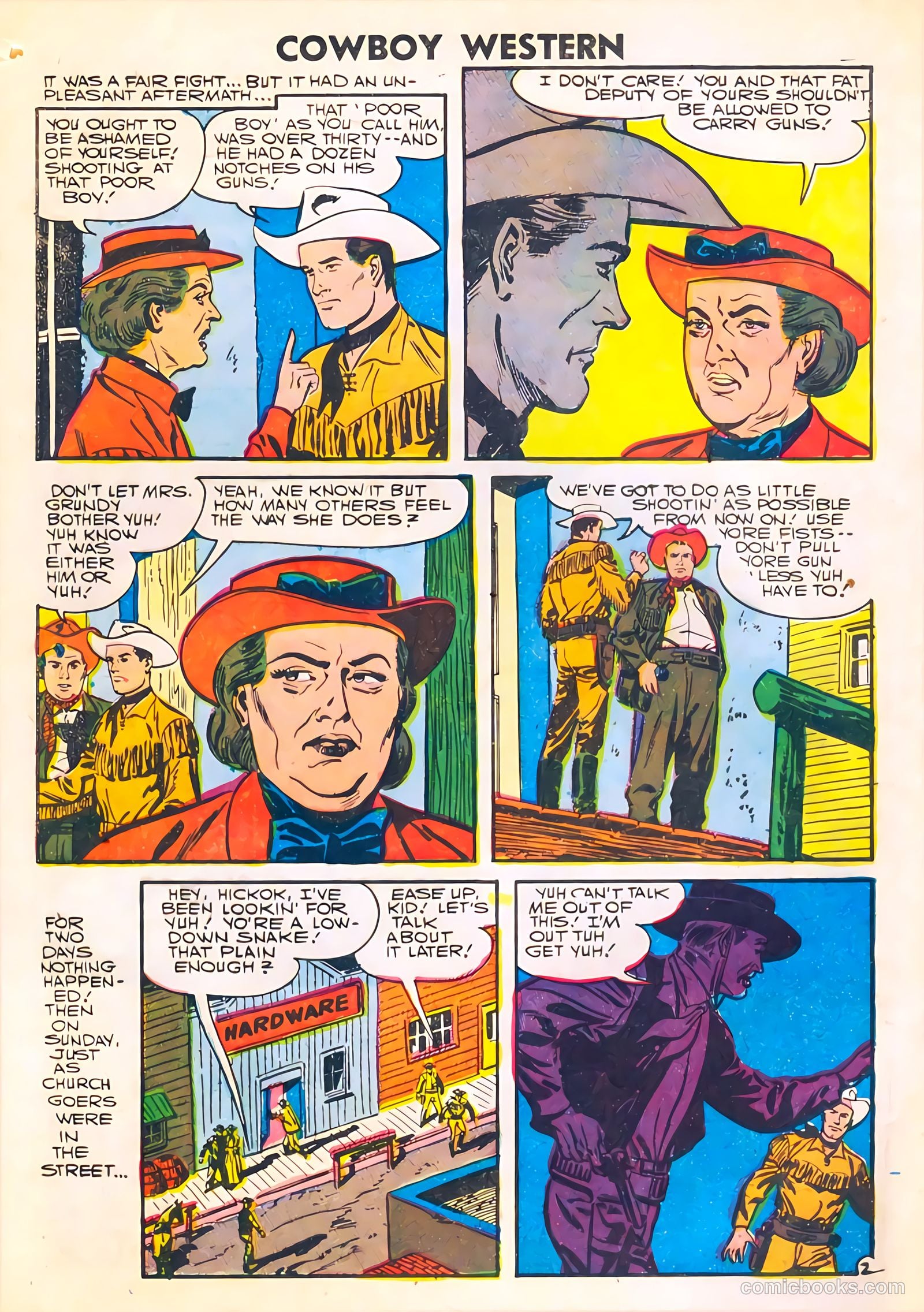 Cowboy Western #63 (1957) — page 4
