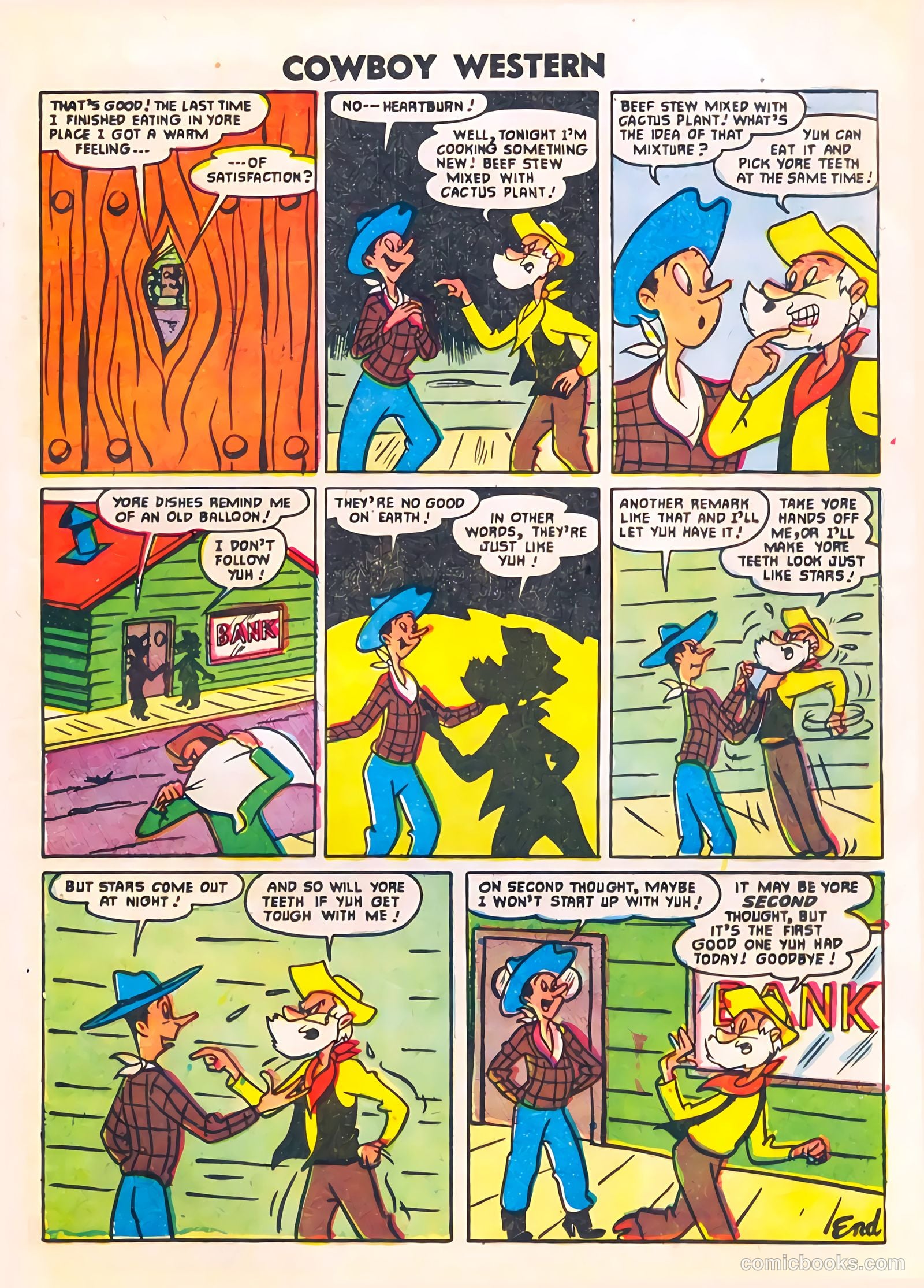 Cowboy Western #63 (1957) — page 21