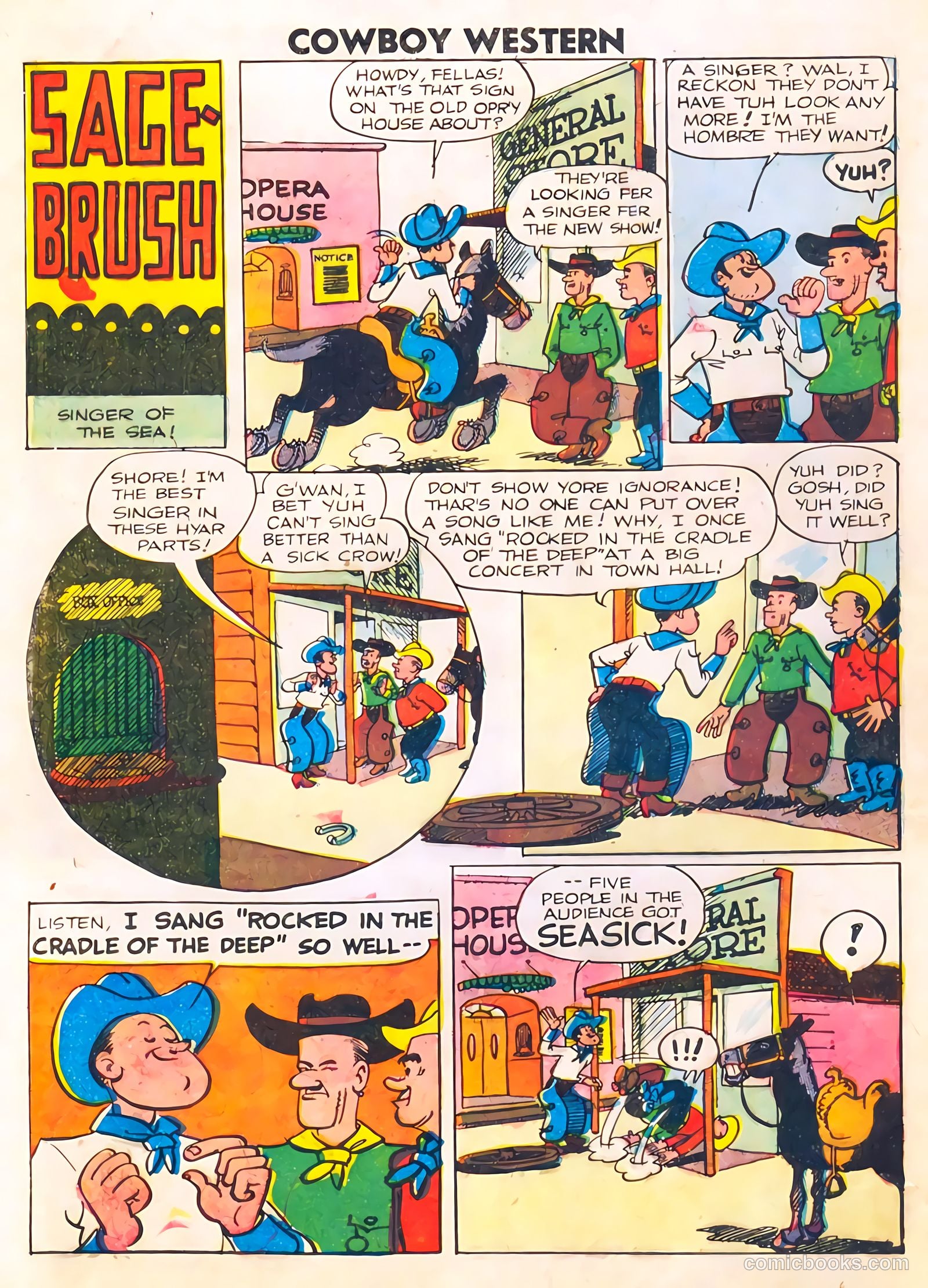 Cowboy Western #63 (1957) — page 28