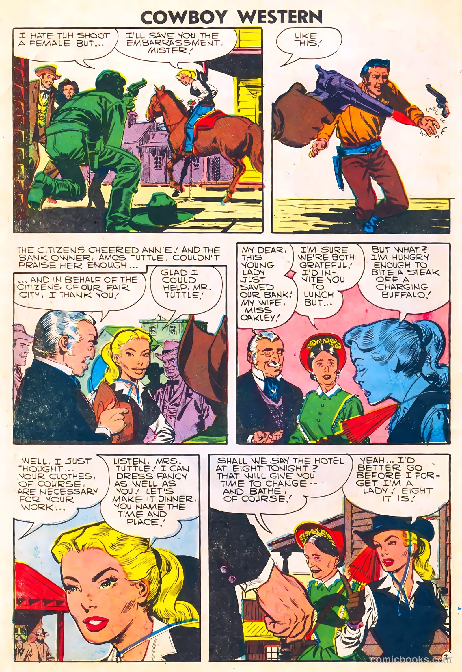 Cowboy Western #63 (1957) — page 30