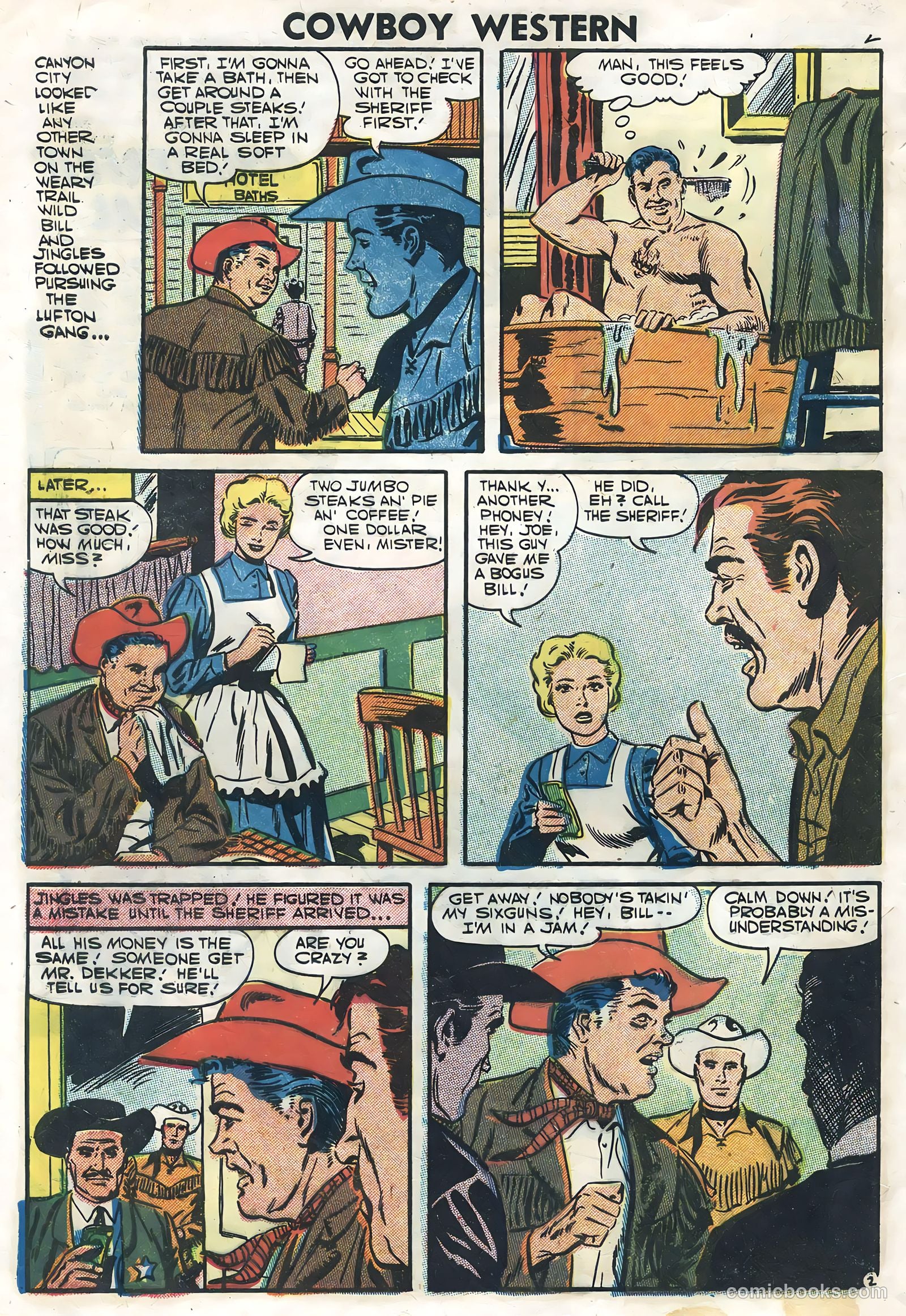 Cowboy Western #64 (1957) — page 4