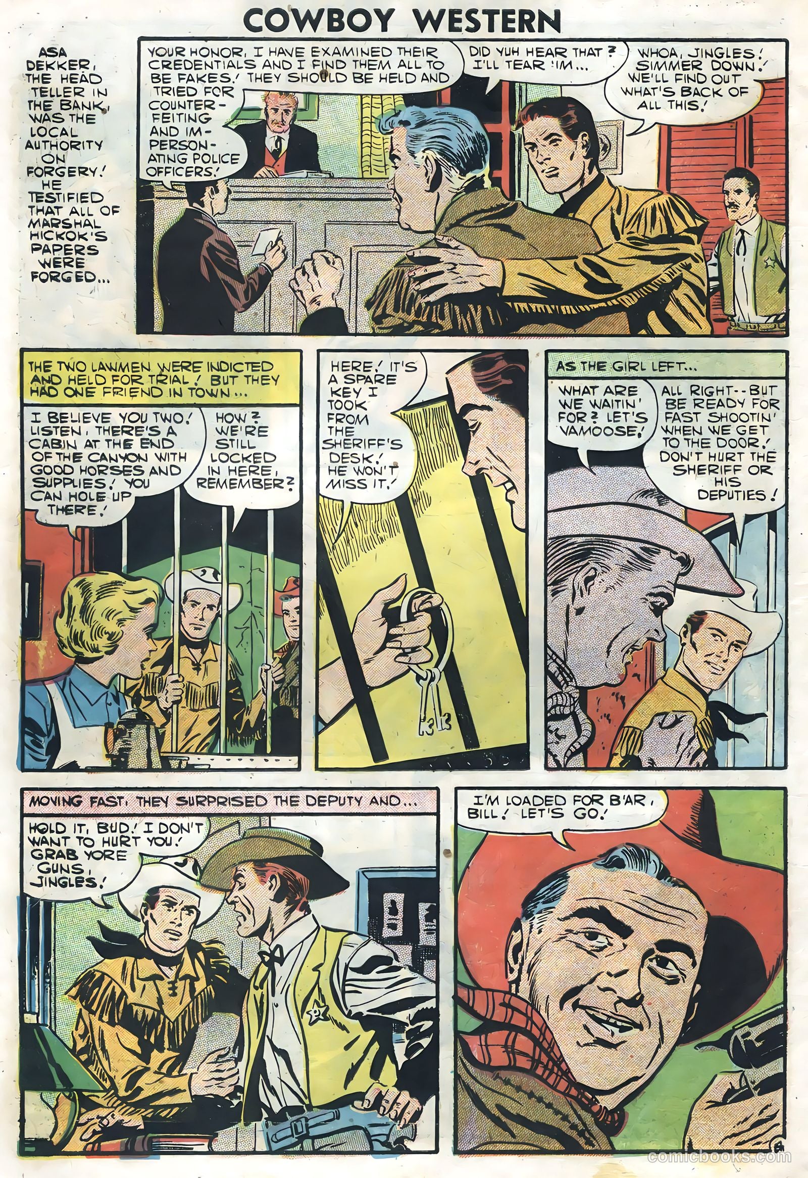 Cowboy Western #64 (1957) — page 6