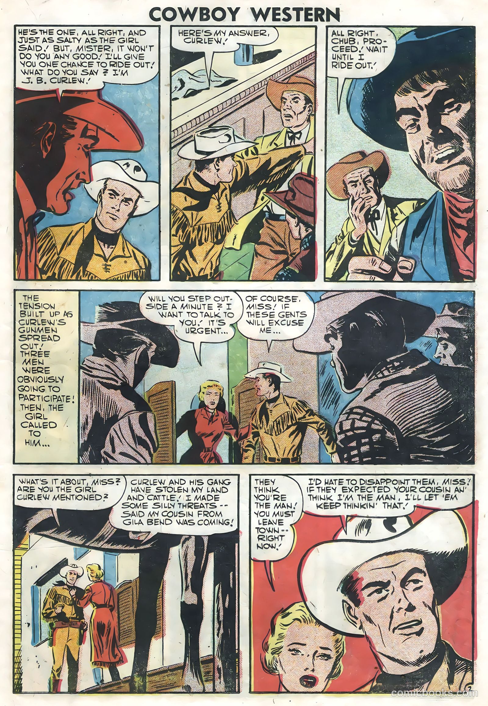 Cowboy Western #64 (1957) — page 19