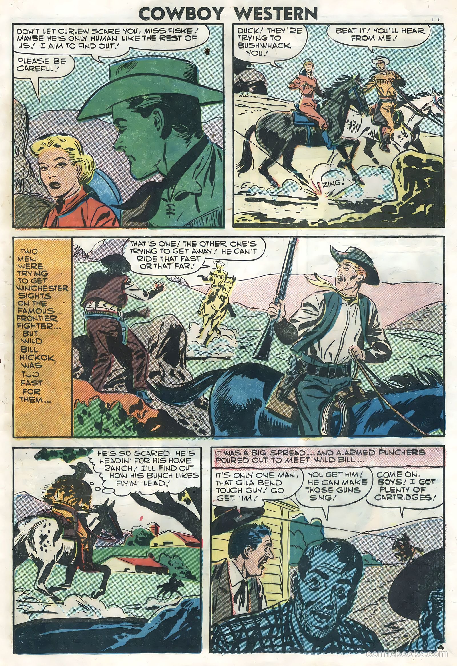 Cowboy Western #64 (1957) — page 21