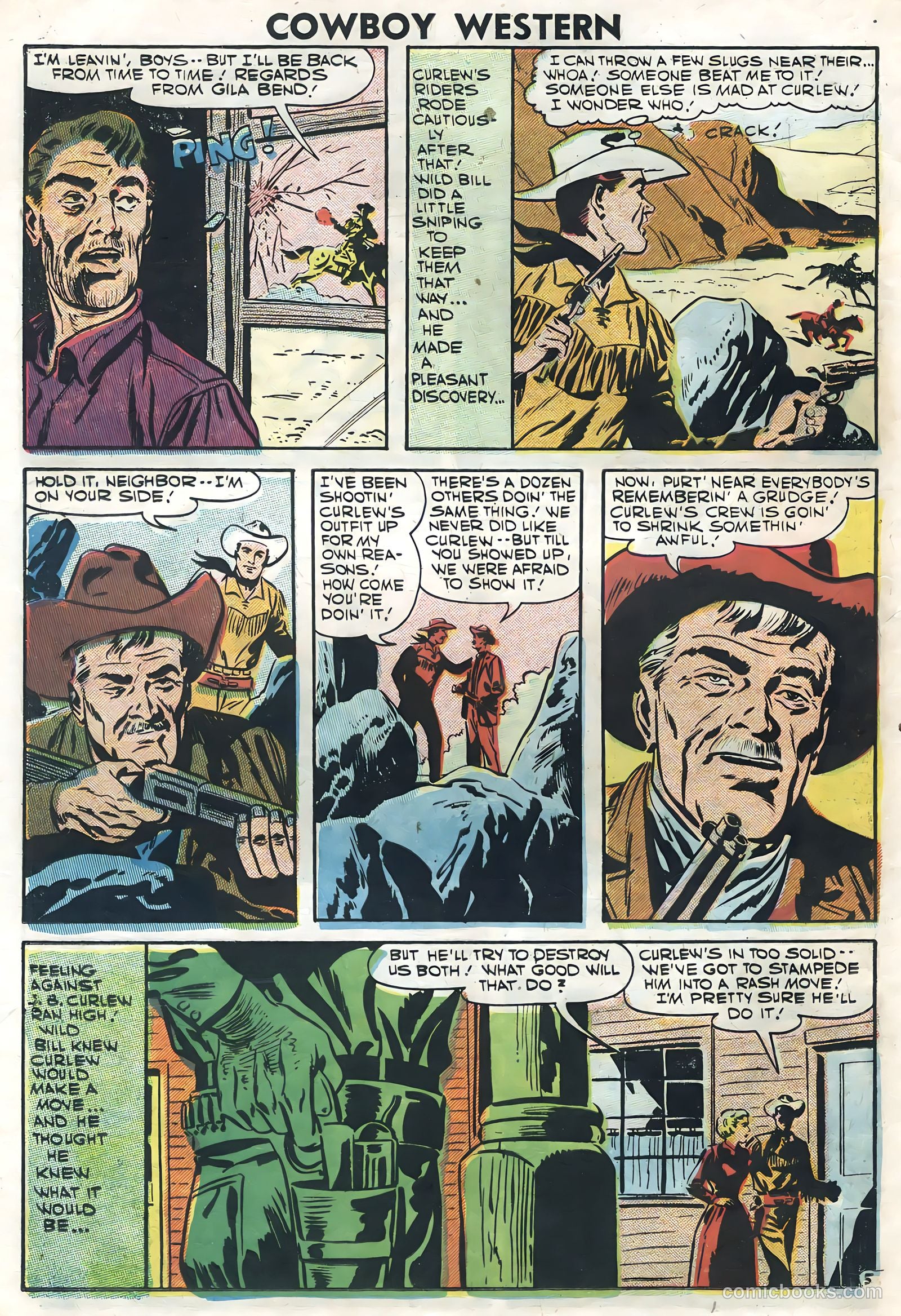 Cowboy Western #64 (1957) — page 22