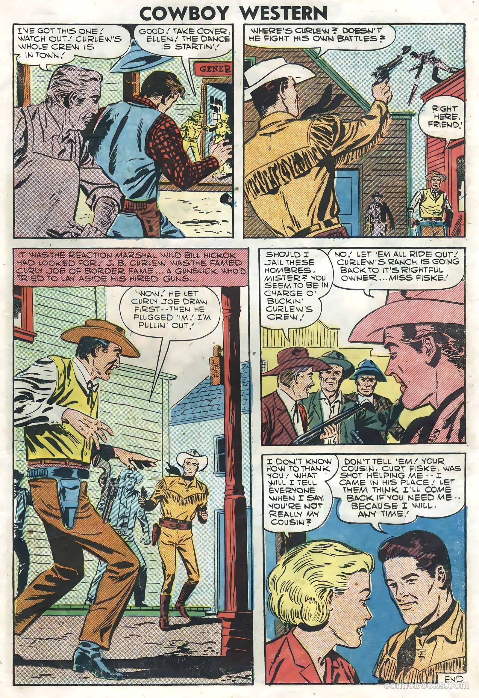Cowboy Western #64 (1957) — page 23