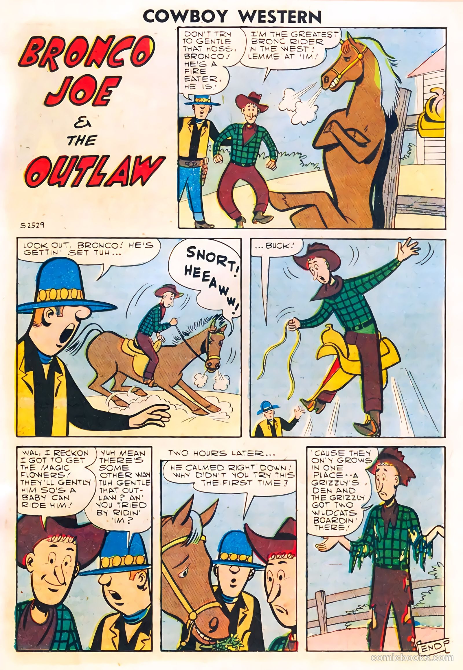 Cowboy Western #66 (1958) — page 17