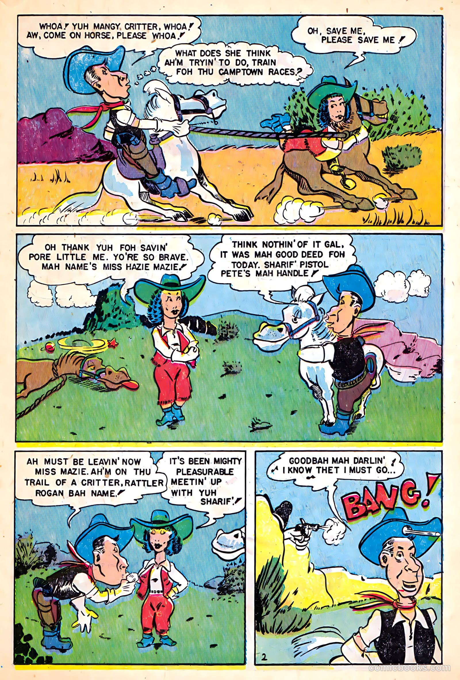 Cowboy Western Comics #17 (1957) — page 23 of 36