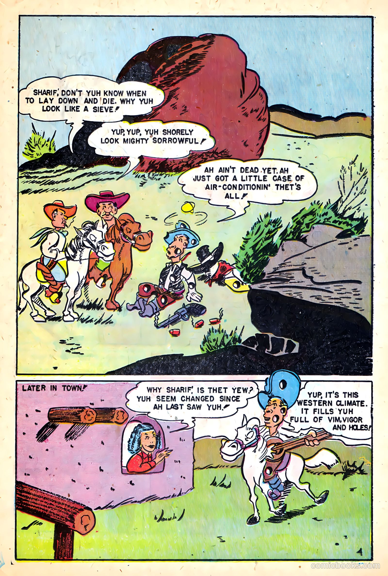Cowboy Western Comics #17 (1957) — page 25 of 36