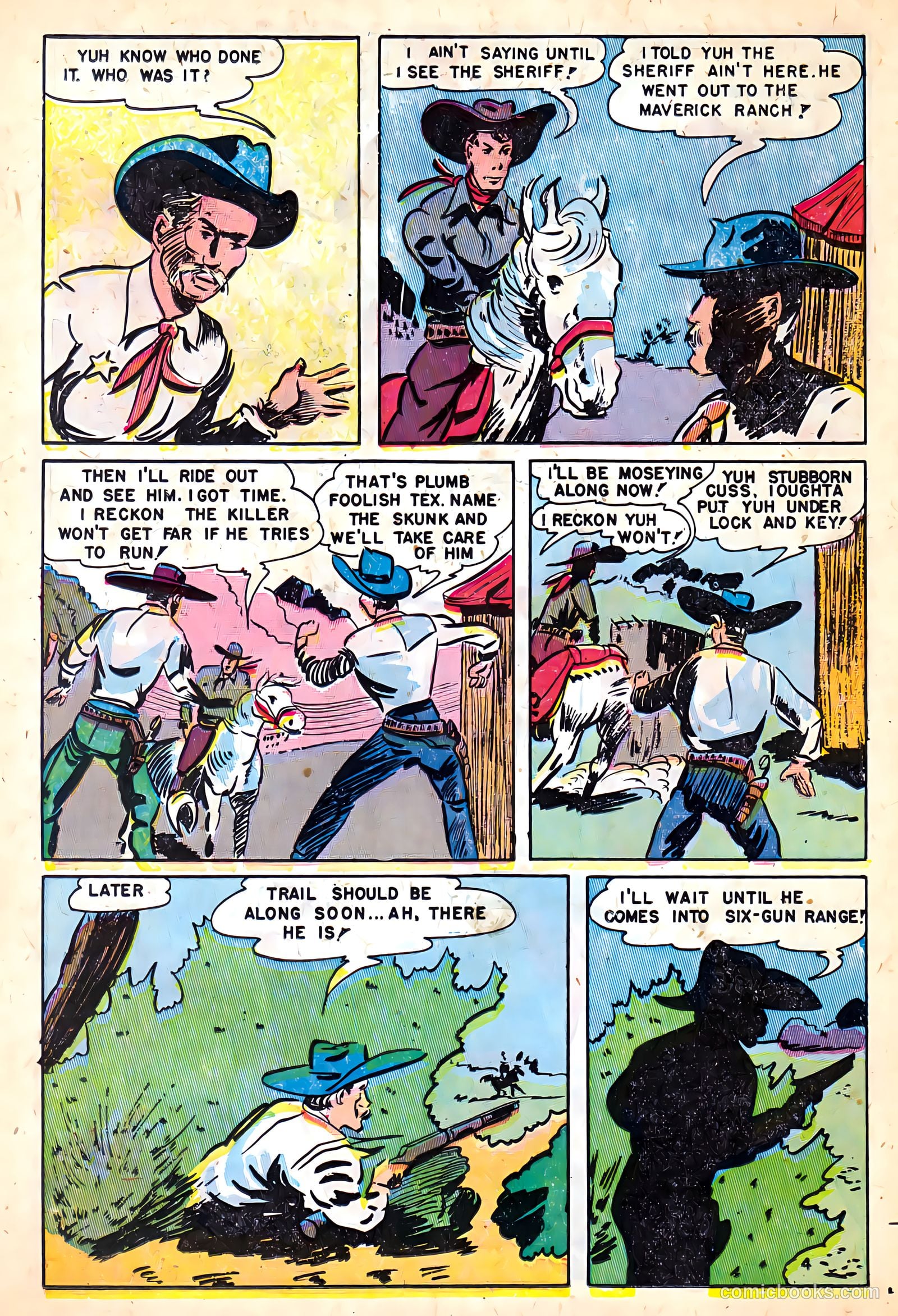 Cowboy Western Comics #17 (1948) — page 14 of 36