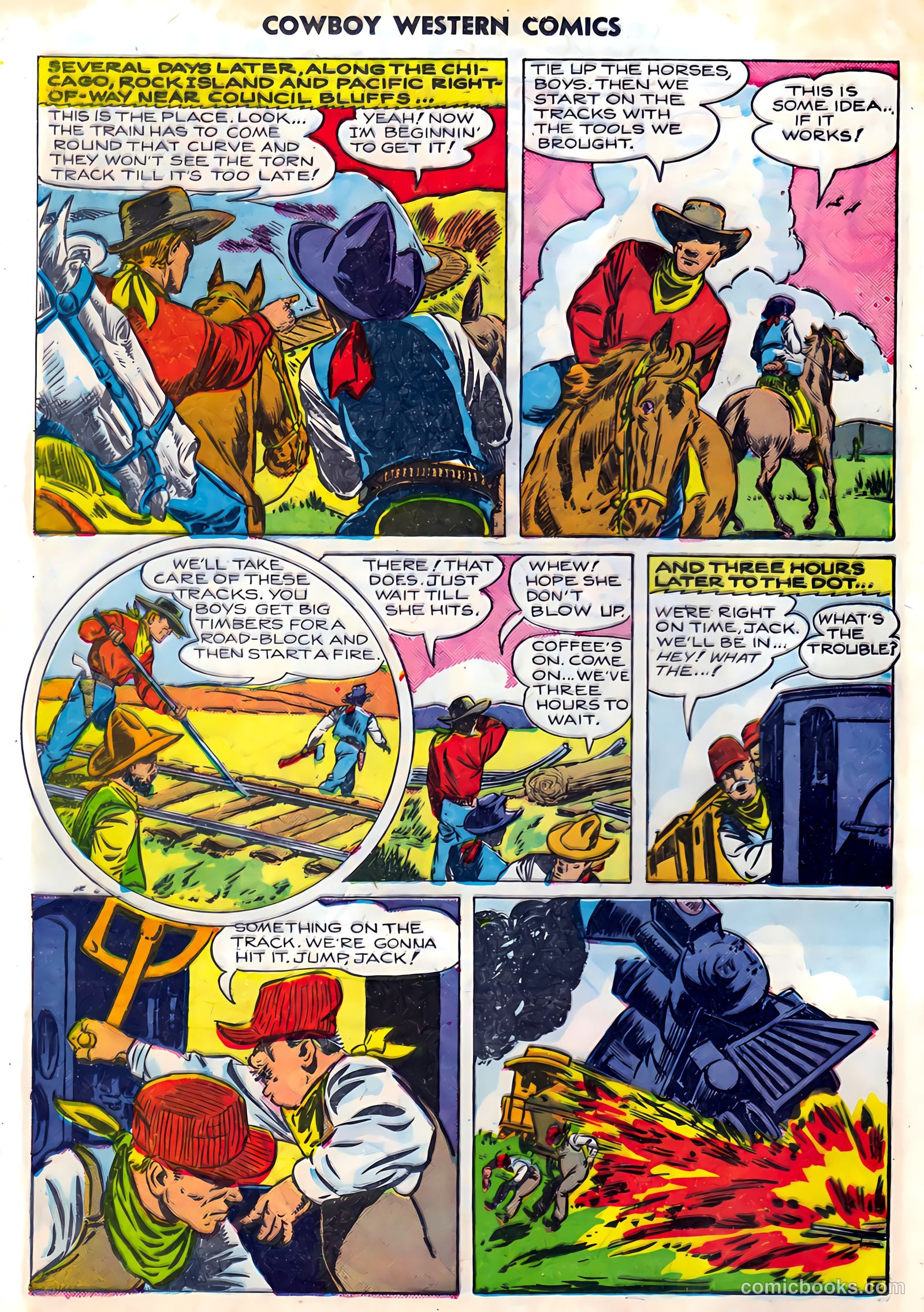 Cowboy Western Comics #21 (1949) — page 4 of 36