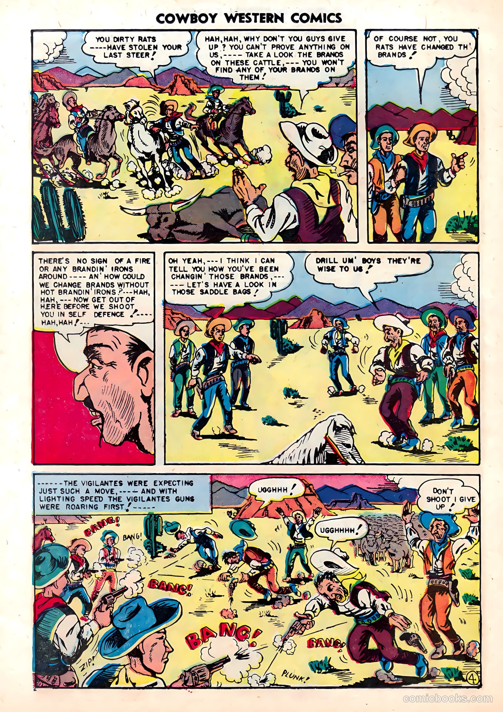 Cowboy Western Comics #21 (1949) — page 10 of 36