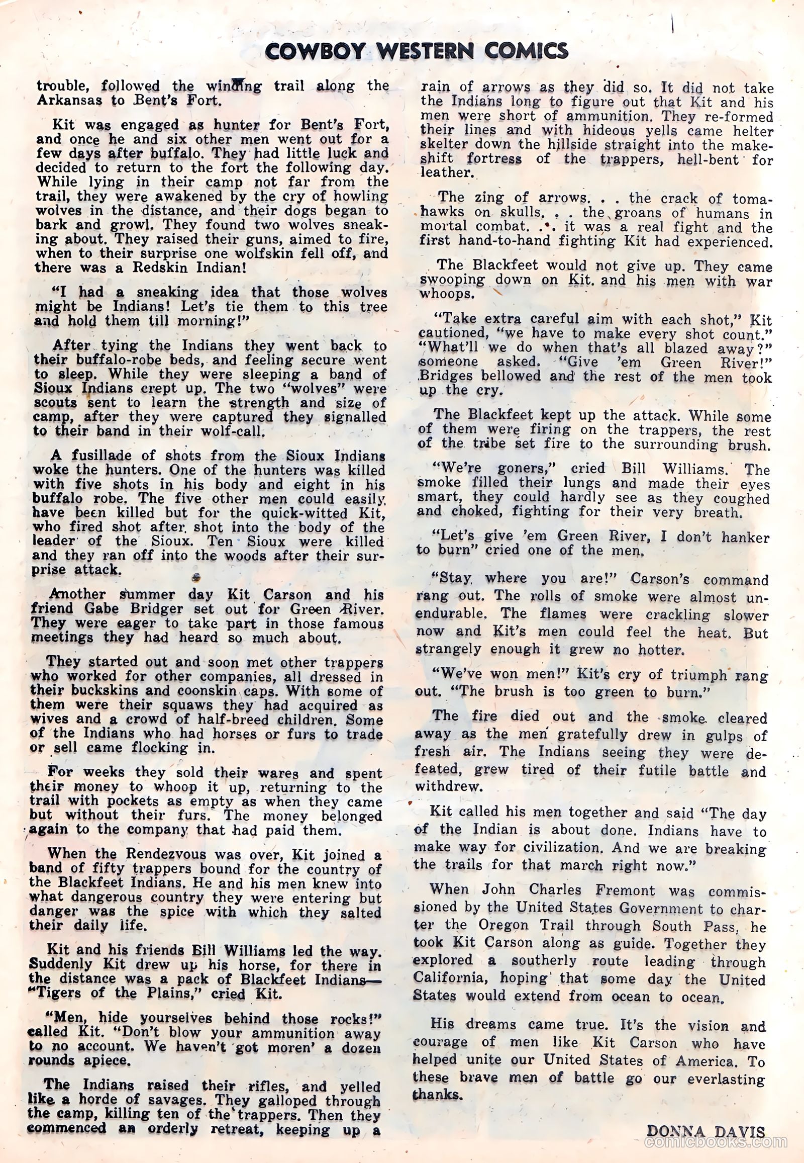 Cowboy Western Comics #21 (1949) — page 17 of 36