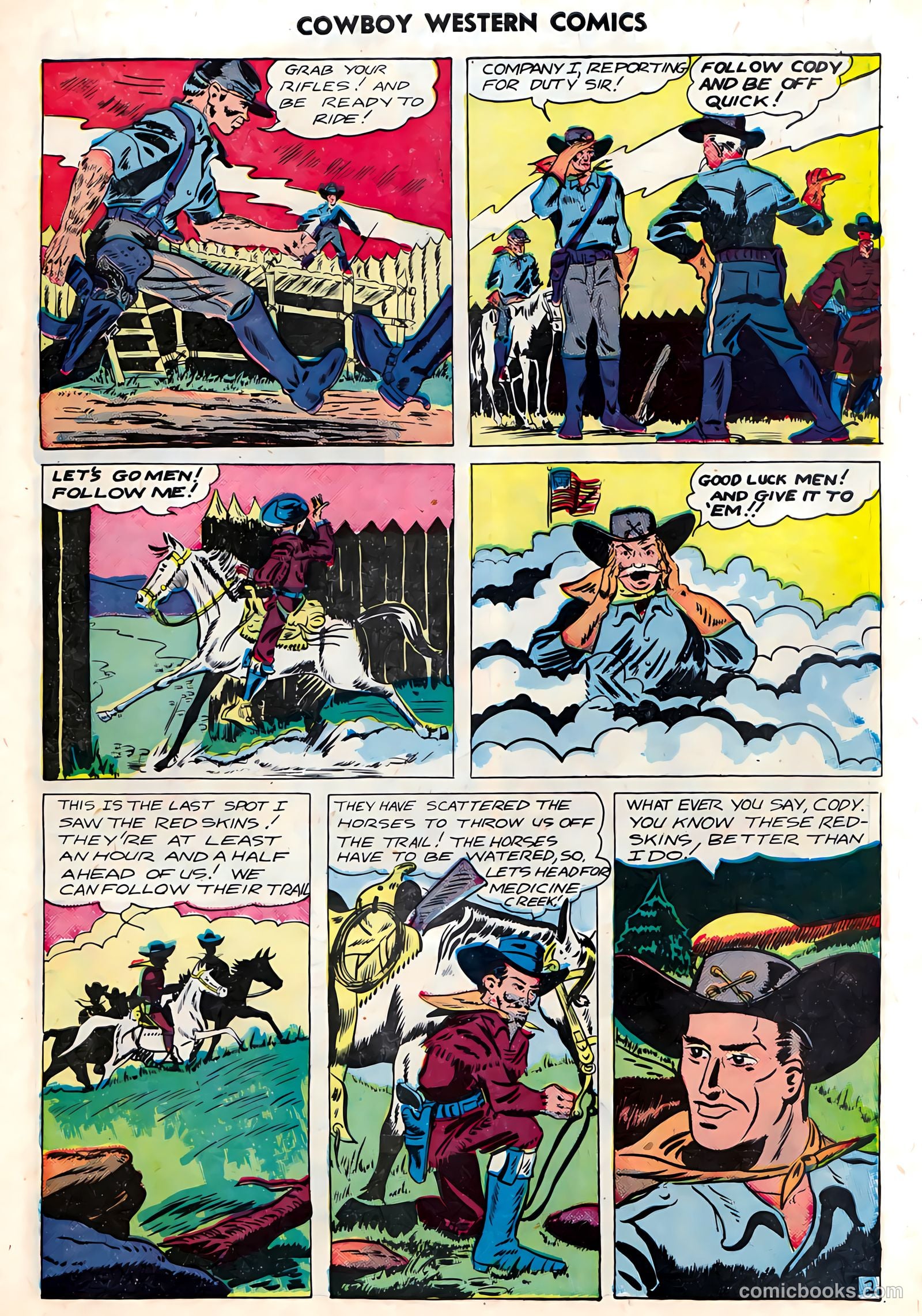 Cowboy Western Comics #21 (1949) — page 19 of 36