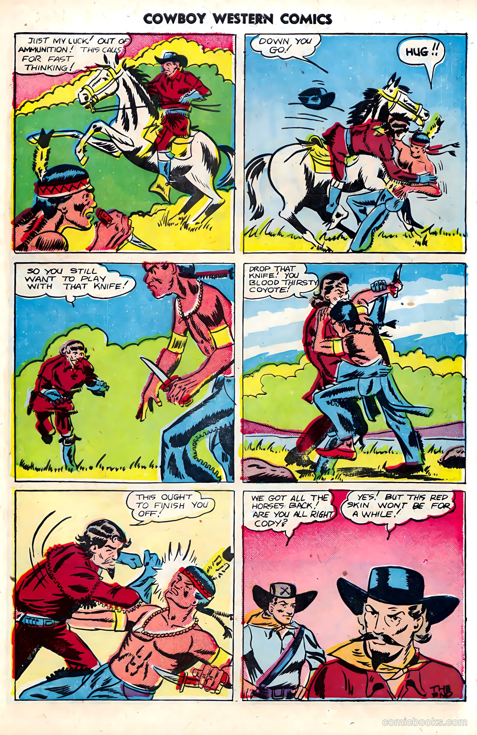 Cowboy Western Comics #21 (1949) — page 21 of 36