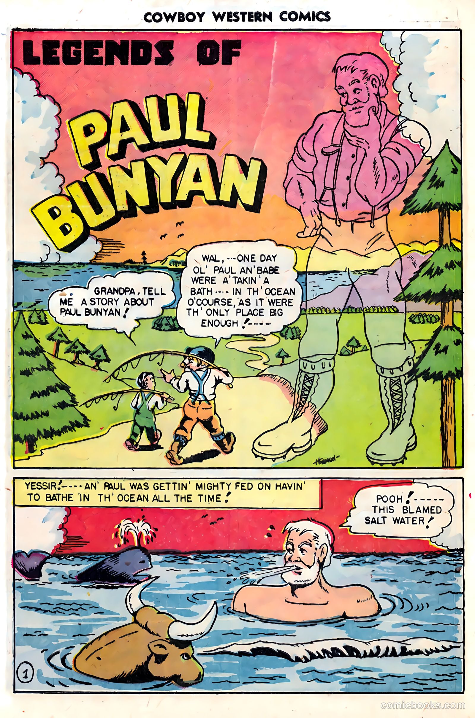 Cowboy Western Comics #21 (1949) — page 22 of 36