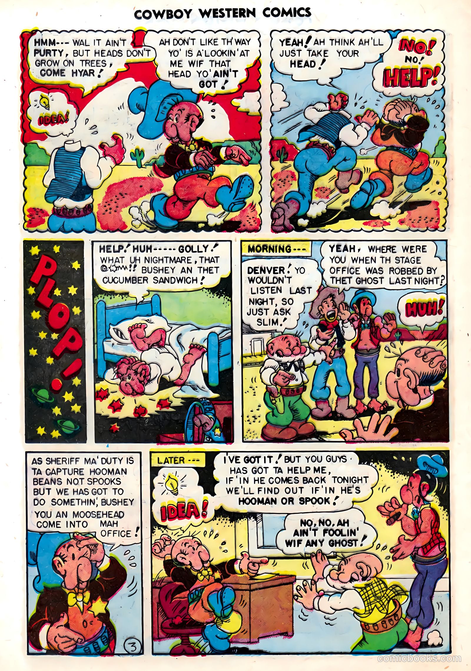 Cowboy Western Comics #21 (1949) — page 28 of 36