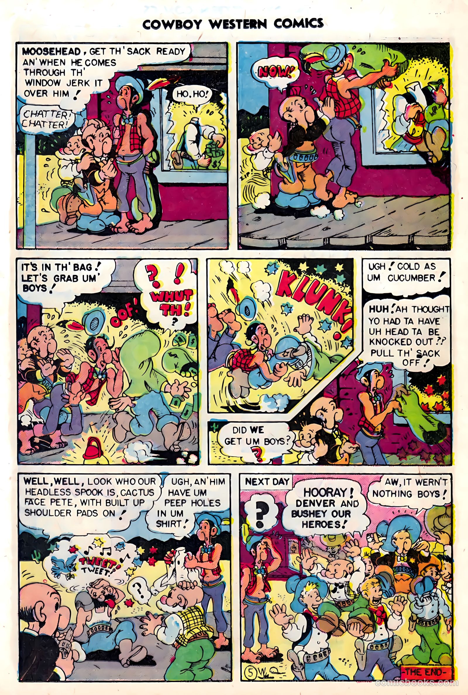 Cowboy Western Comics #21 (1949) — page 30 of 36