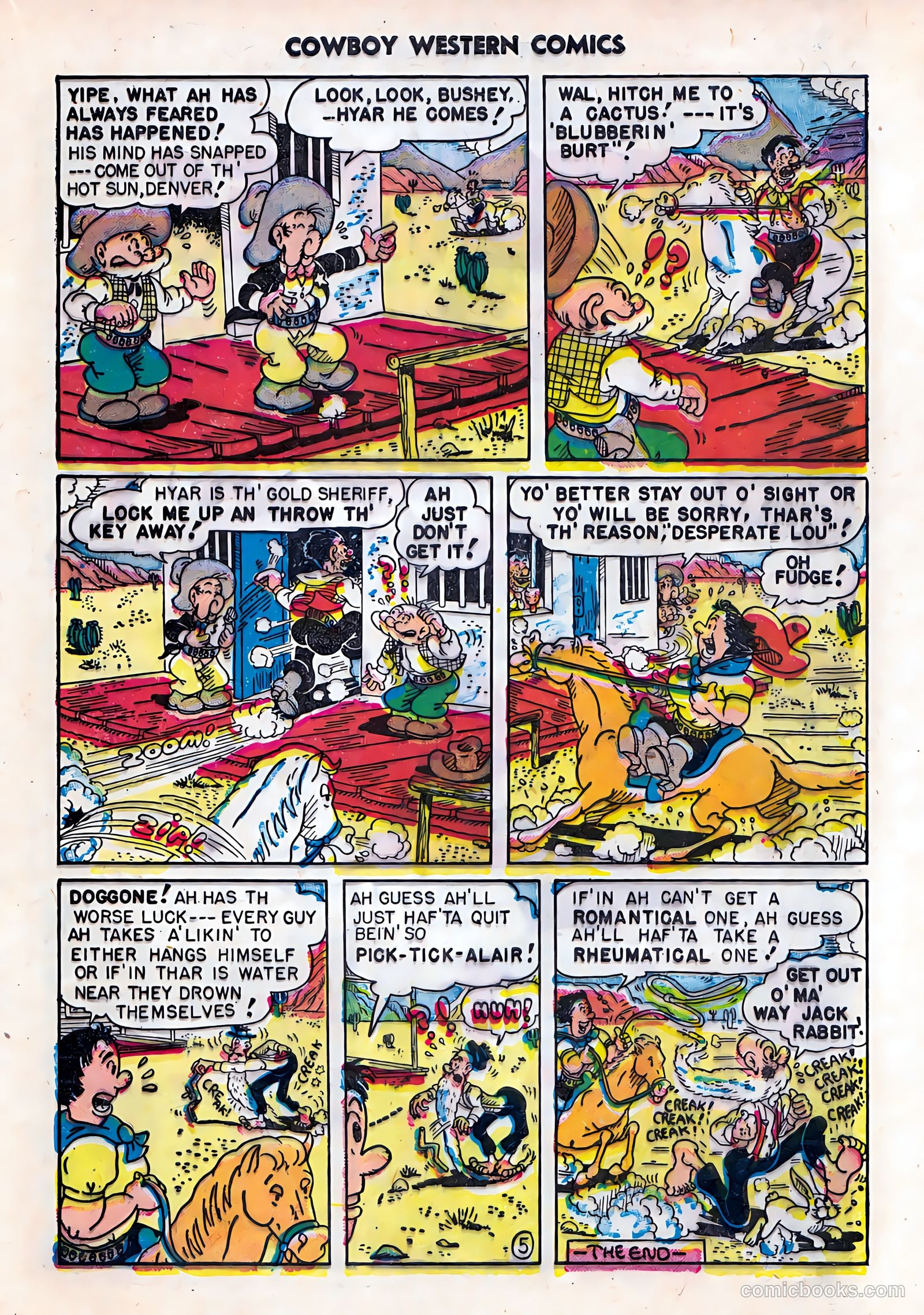 Cowboy Western Comics #23 (1949) — page 15 of 36