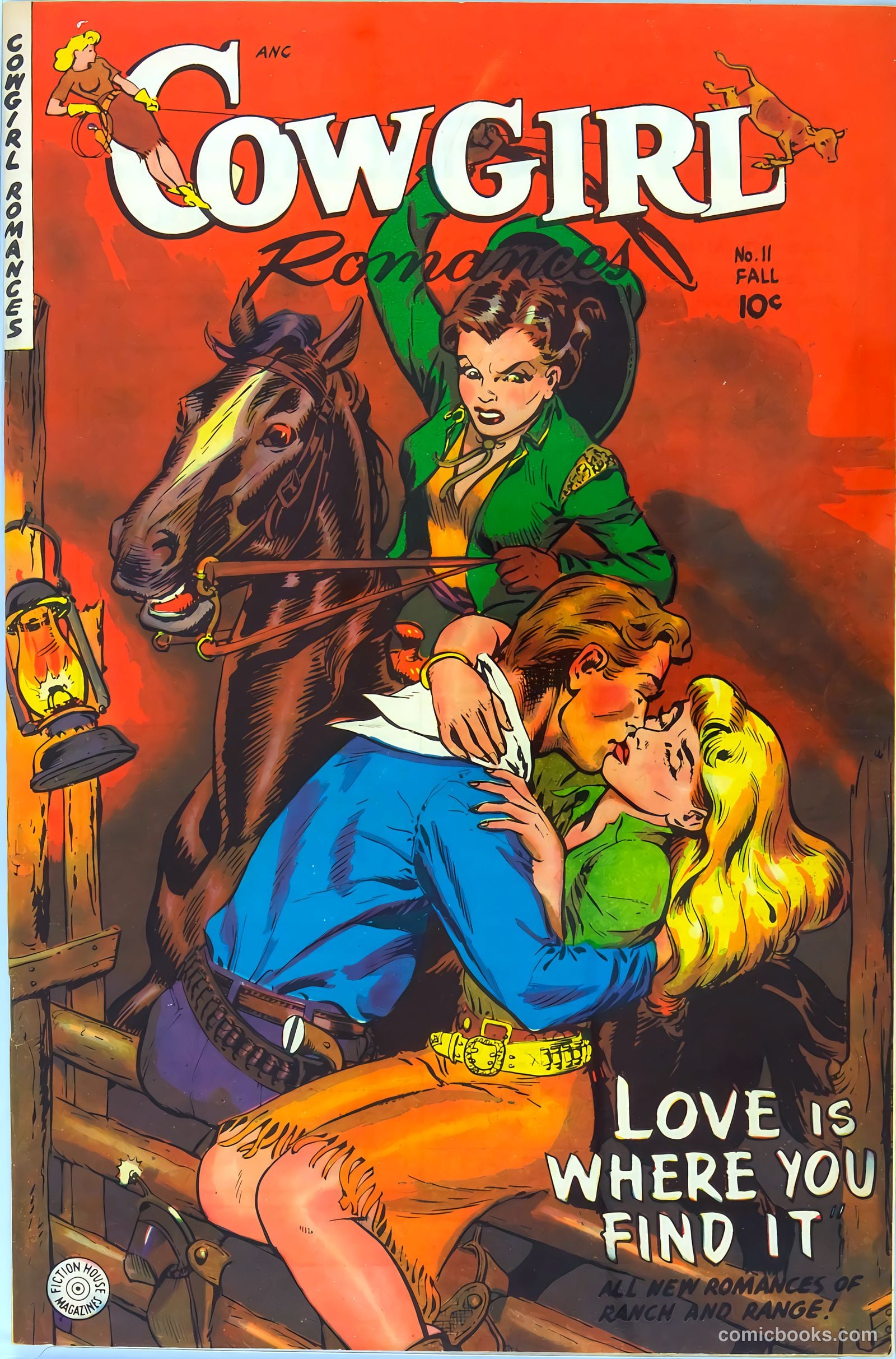 Cowgirl Romances #11 cover