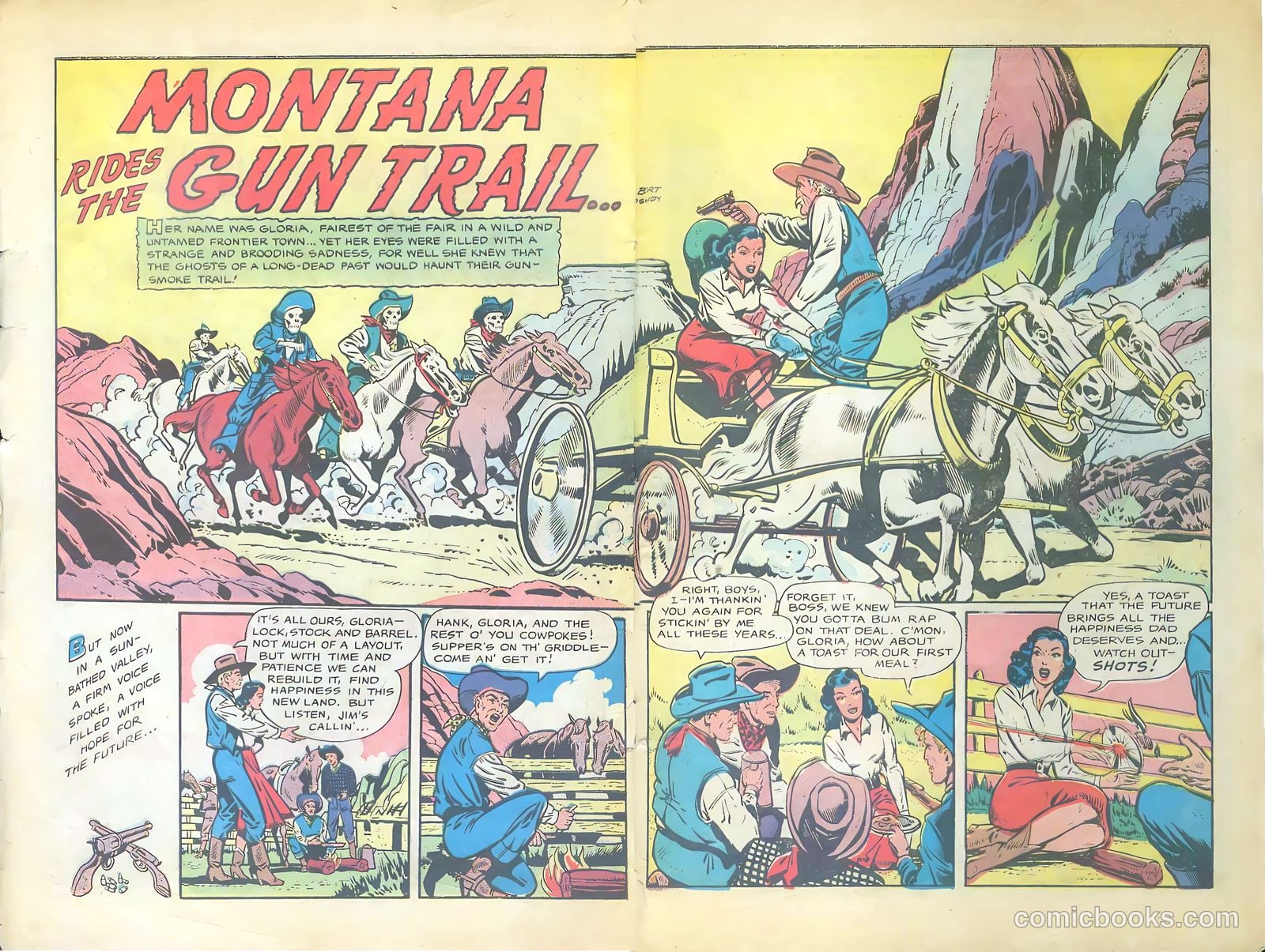 Cowgirl Romances #2 (1950, Love Romances Pub. Co., Inc.) — page 4 of 51