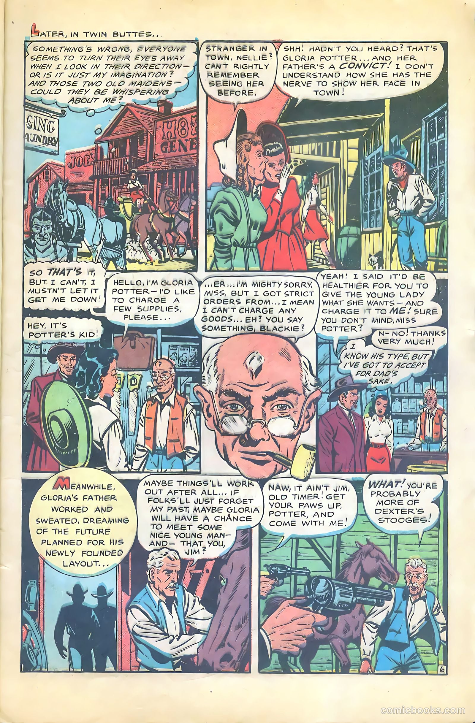 Cowgirl Romances #2 (1950, Love Romances Pub. Co., Inc.) — page 8 of 51