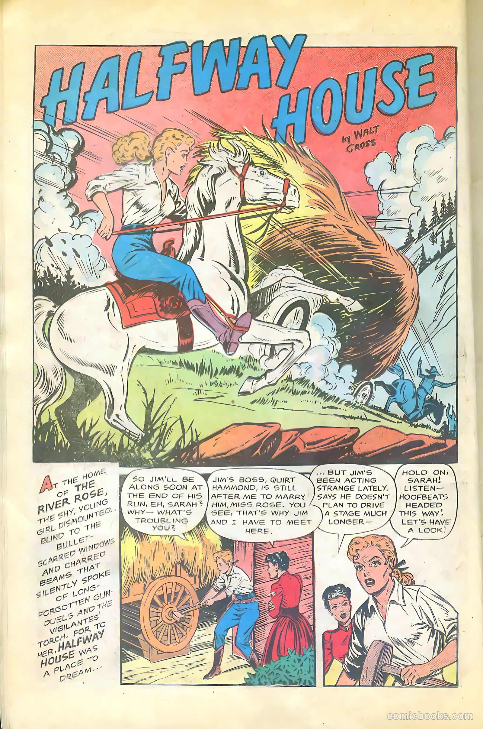 Cowgirl Romances #2 (1950, Love Romances Pub. Co., Inc.) — page 17 of 51