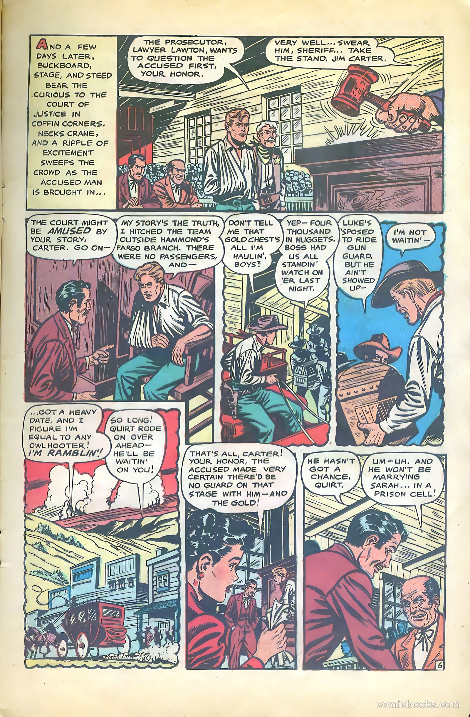 Cowgirl Romances #2 (1950, Love Romances Pub. Co., Inc.) — page 22 of 51
