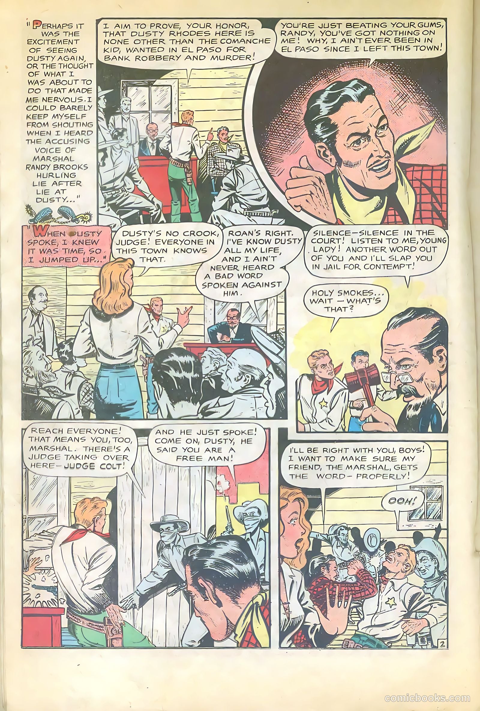 Cowgirl Romances #2 (1950, Love Romances Pub. Co., Inc.) — page 27 of 51